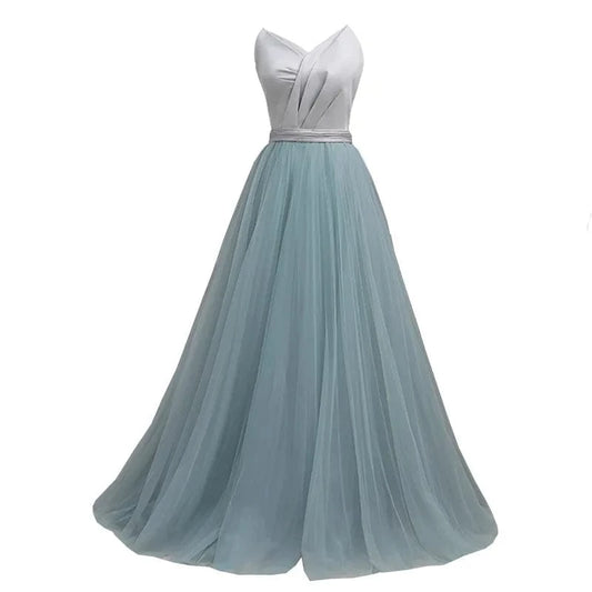 S1018T 2024 Elegant Royal Style Evening Dress High-Level Sense Host Classic Long Skirt Lace Decoration Half Sleeve Spring
