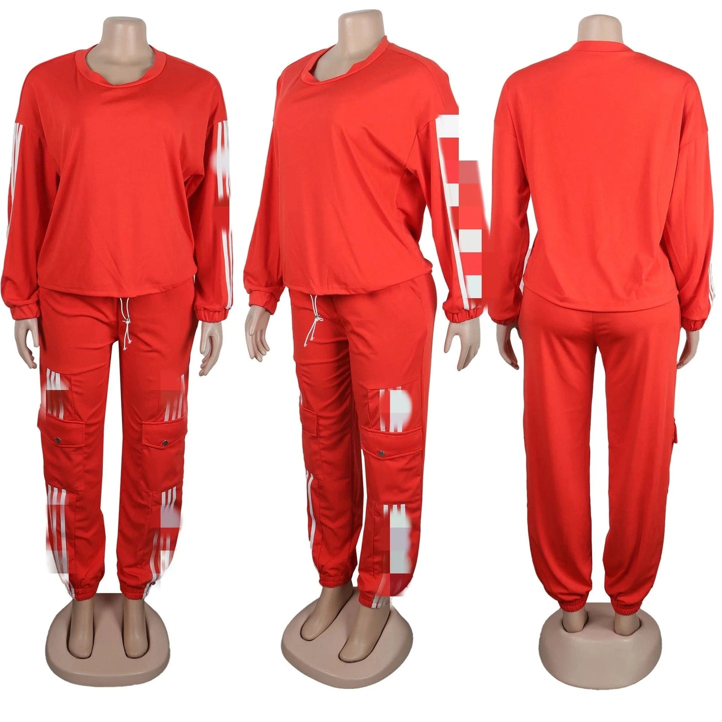 S10606 Fall 2024 Women Clothes Custom Logo Plain Fleece Women's Tracksuit Suit Women Jogging Sweat Suit Set