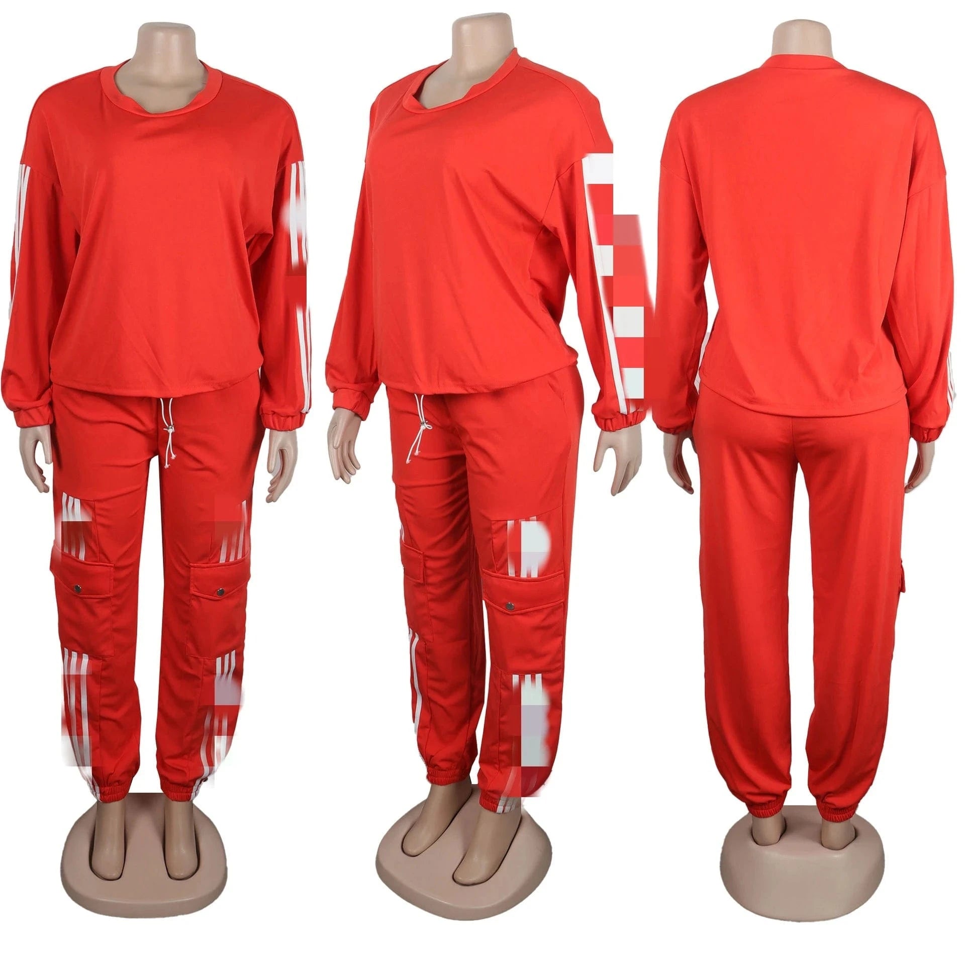 S10606 Fall 2024 Women Clothes Custom Logo Plain Fleece Women's Tracksuit Suit Women Jogging Sweat Suit Set