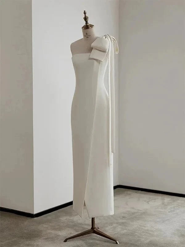 S1099T   2024 Elegant Floor-Length Fishtail Style Wedding Dress with Lace Decoration Wrap Waistline Chapel Train African Brides