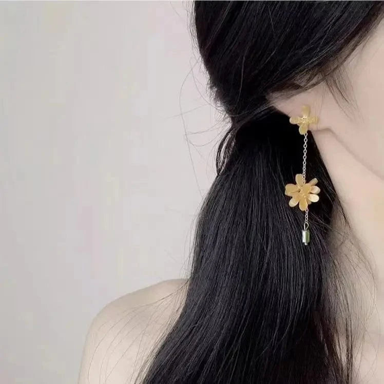S925 Pure Silver Earrings, New Niche and Unique Ear Hole Earrings