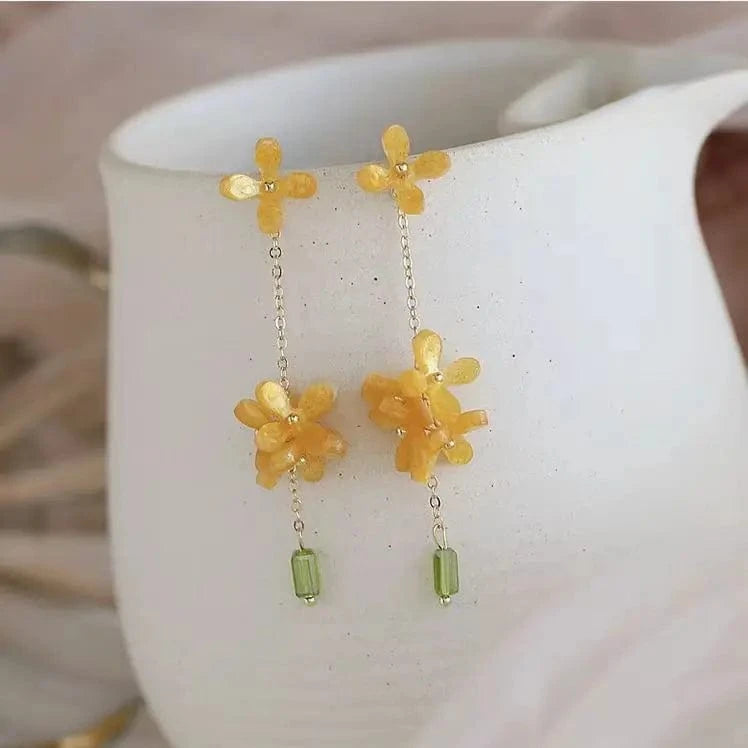 S925 Pure Silver Earrings, New Niche and Unique Ear Hole Earrings