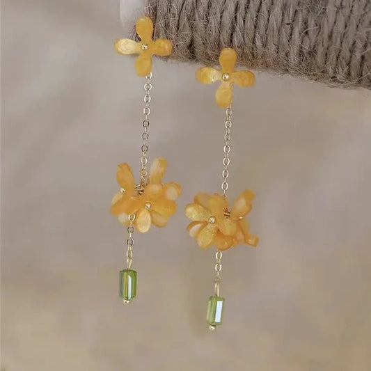 S925 Pure Silver Earrings, New Niche and Unique Ear Hole Earrings