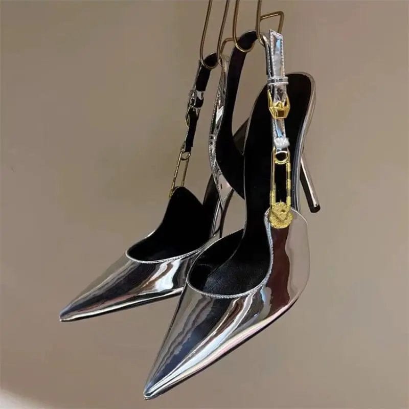 Sandale Pour Femme Summer Fashion Shoes Open Toe  Rhinestone Block Heels for Ladies