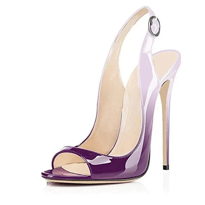 Sandales A Talons Hauts Ladies Hot Selling Business Dress Shoes Peep Toe Stiletto Slingback Pumps High Heeled Sandals For Women