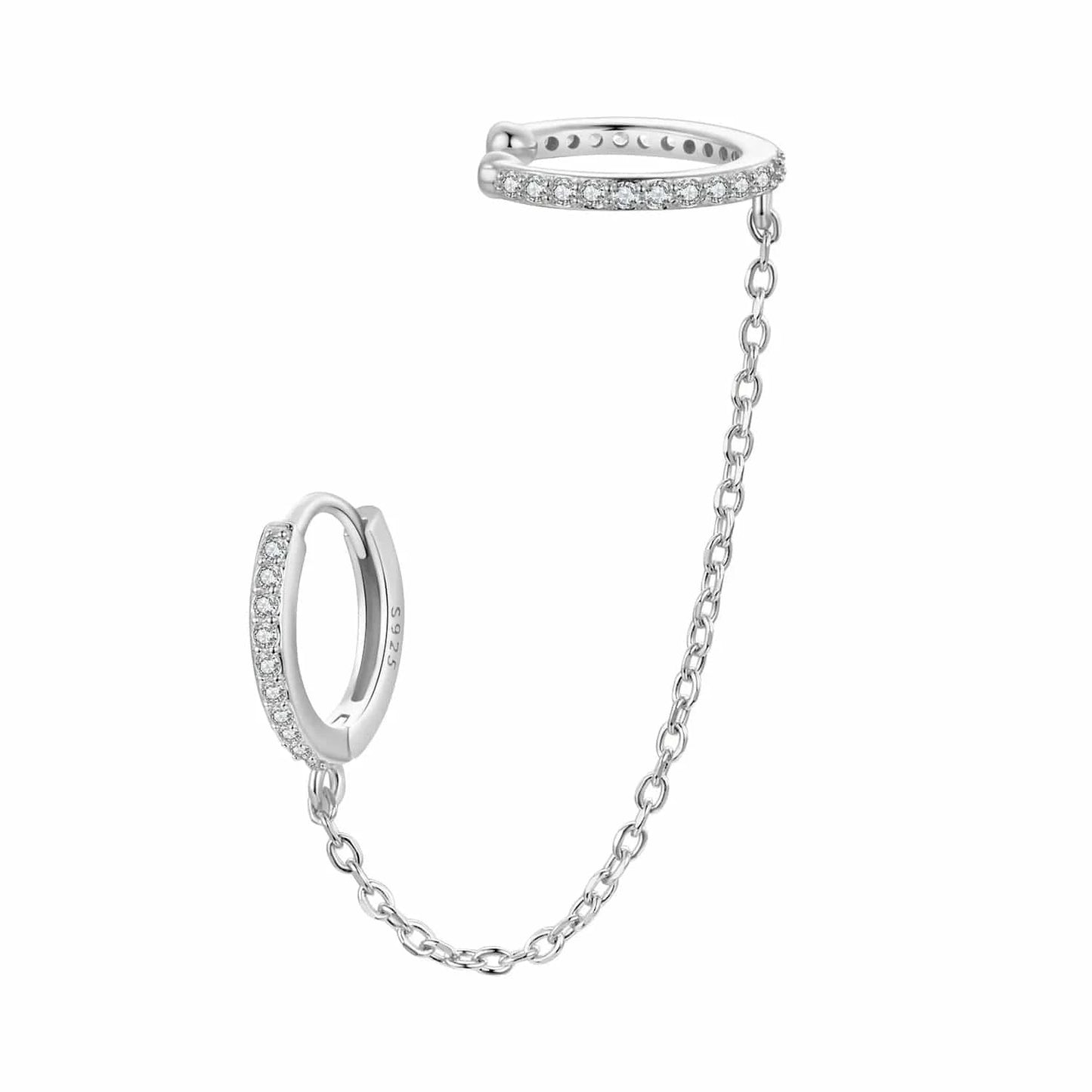 SCE1679-A Qings Fashion Design Jewelry 925 Sterling Silver Zircon Earrings Fine Jewelry Custom Making Simple Cute Stud For Woman Earrings