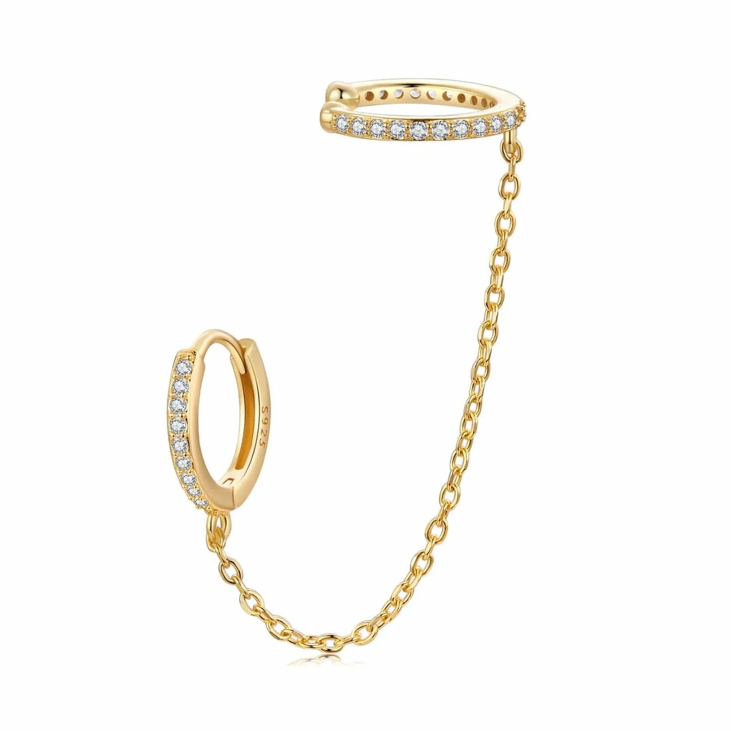 SCE1679-B Qings Fashion Design Jewelry 925 Sterling Silver Zircon Earrings Fine Jewelry Custom Making Simple Cute Stud For Woman Earrings