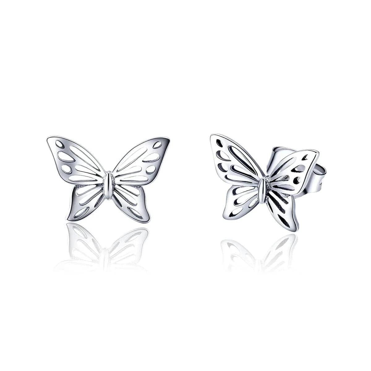 SCE452 2024 New arrival fine silver zircon jewelry high quality fashion jewelry 925 sterling silver stud silver cute earrings for women