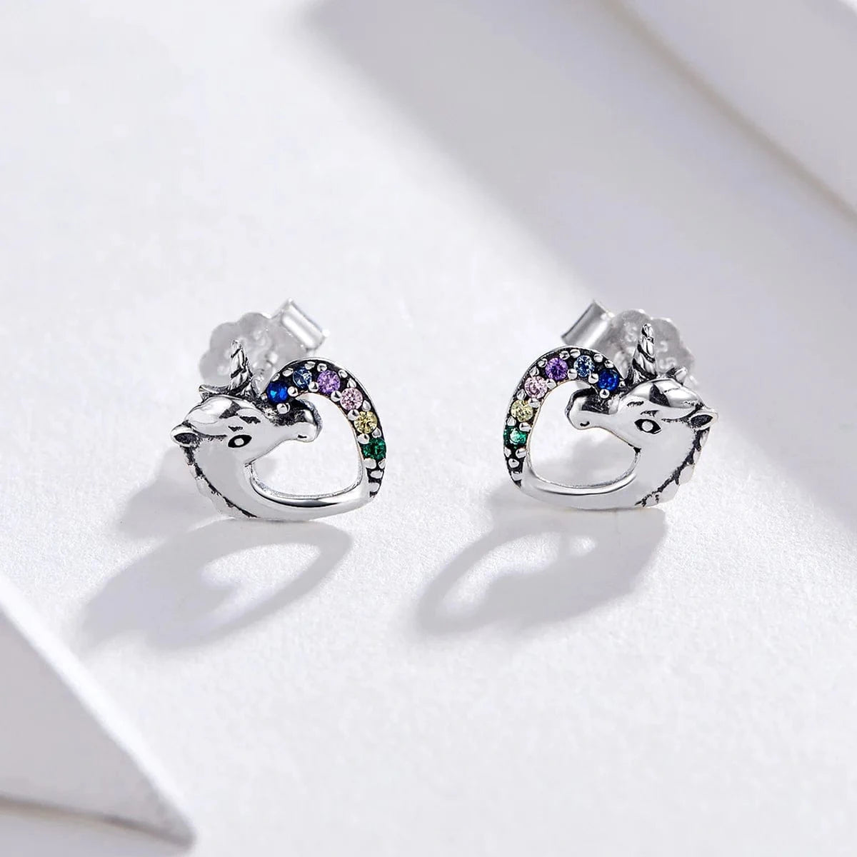 SCE611 2024 New arrival fine silver zircon jewelry high quality fashion jewelry 925 sterling silver stud silver cute earrings for women