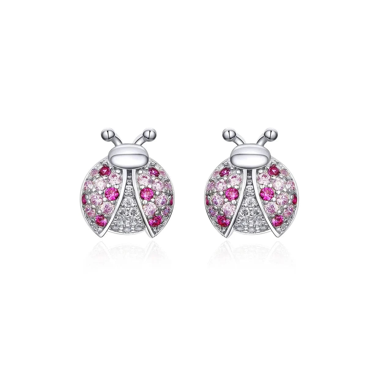 SCE715 2024 New arrival fine silver zircon jewelry high quality fashion jewelry 925 sterling silver stud silver cute earrings for women