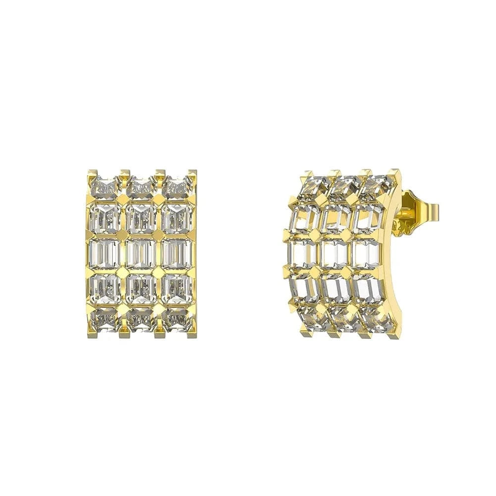 SE376 Rinntin Fine Jewelry Fashion Jewelry Earrings Women Luxury Classic Vintage Handmade Diamond 925 Silver Studs Earrings
