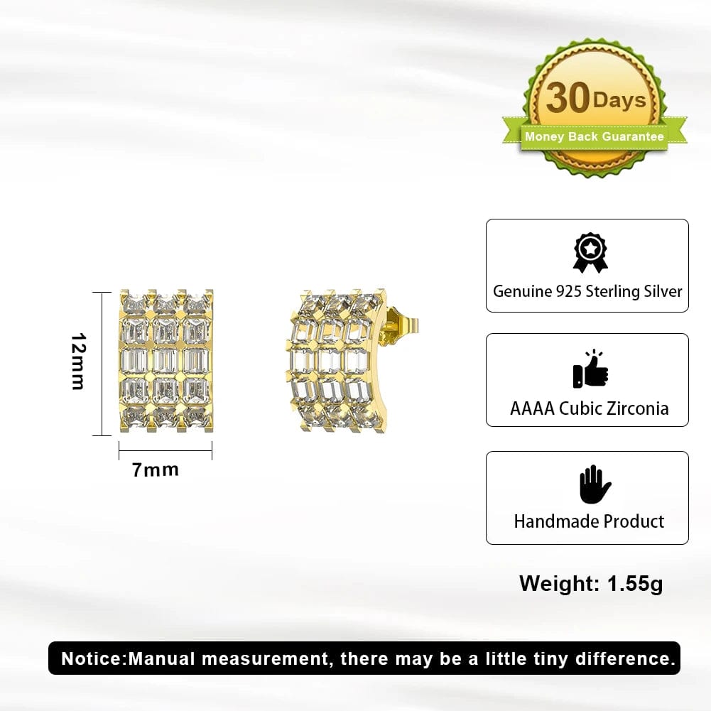 SE376 Rinntin Fine Jewelry Fashion Jewelry Earrings Women Luxury Classic Vintage Handmade Diamond 925 Silver Studs Earrings