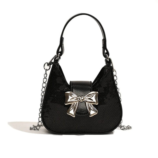 Sequin Crossbody Bags for Women 2024 Luxury Designer Trend Chain Shoulder Women's Mini Bags