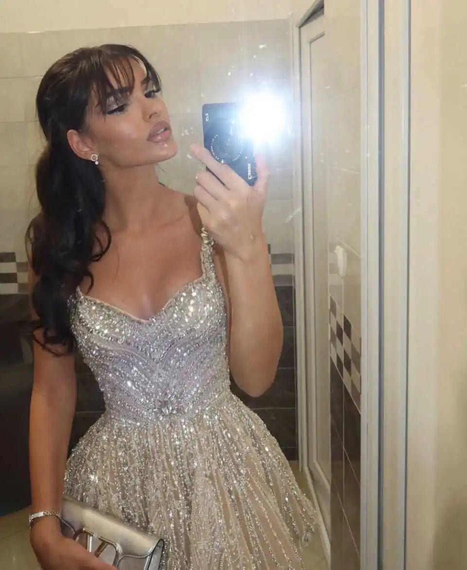 Sequin Spaghetti Strap Mini Dress - SN Wigs & More