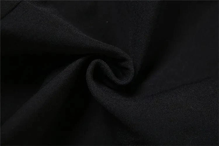 Sexy Black Bodycon 2 Two Piece Skirt Sets Night Club Outfits For Women 2024 Spring Hollow Out Tank Tops Mini Skirt Sets