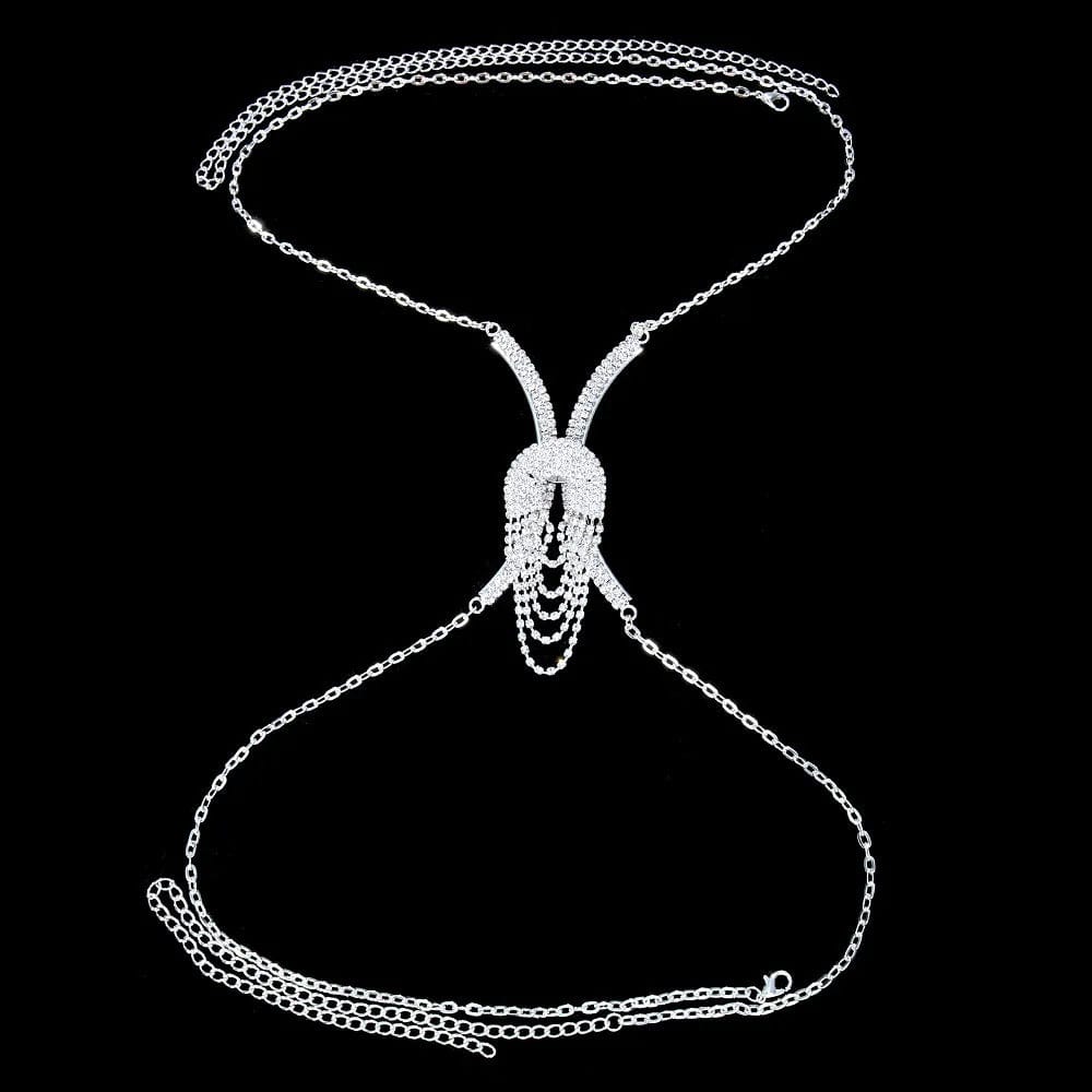 Sexy Fringe Bras Chain Feminine Chest Bracket Rave Party Accessories for Women Body Jewelry