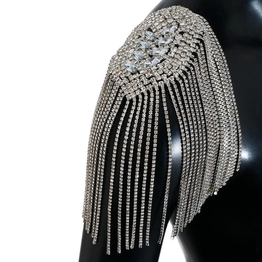 Sexy Fringe Strap Rhinestone Accessories for Women Shoulder Cuff Needle Accessory Jewelry Shoulder Wholesale