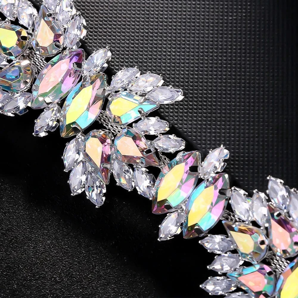 Sexy Geometric Rhinestone Underwear Jewelry For Women Beach Panties Thong Swim Crystal Body Chain Accessories