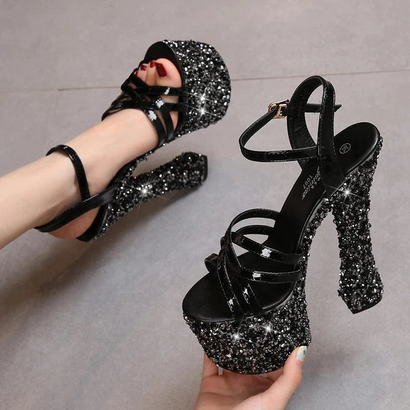 sexy high-heeled shoes party shoes women summer dress high heel shoes stilettos high heel sandales femme