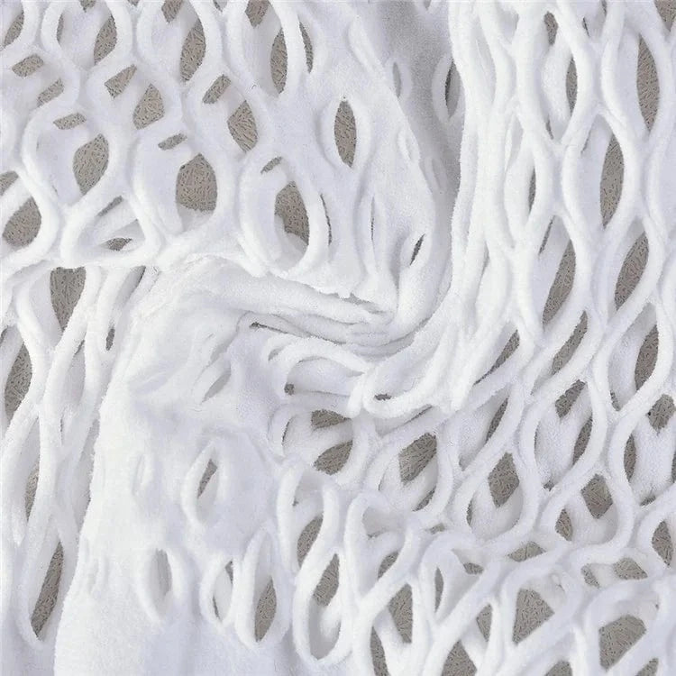 Sexy Hollow Out Two Piece Sets Night Club Outfits For Women 2024 Spring Long Sleeve See Through Crop Top Pants Sets