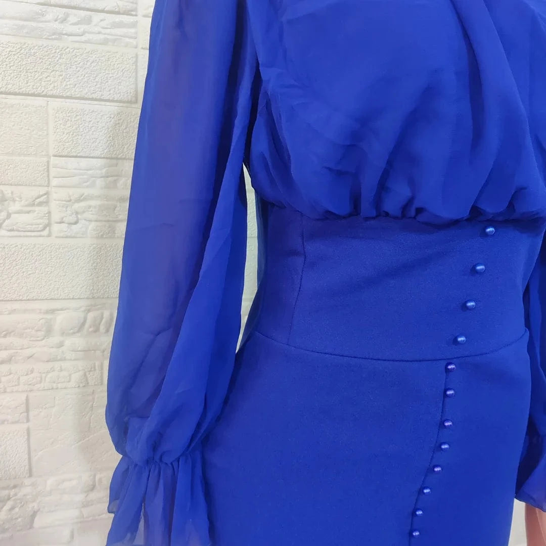 Sexy V-Neck Slim Fit Office & Party Dress