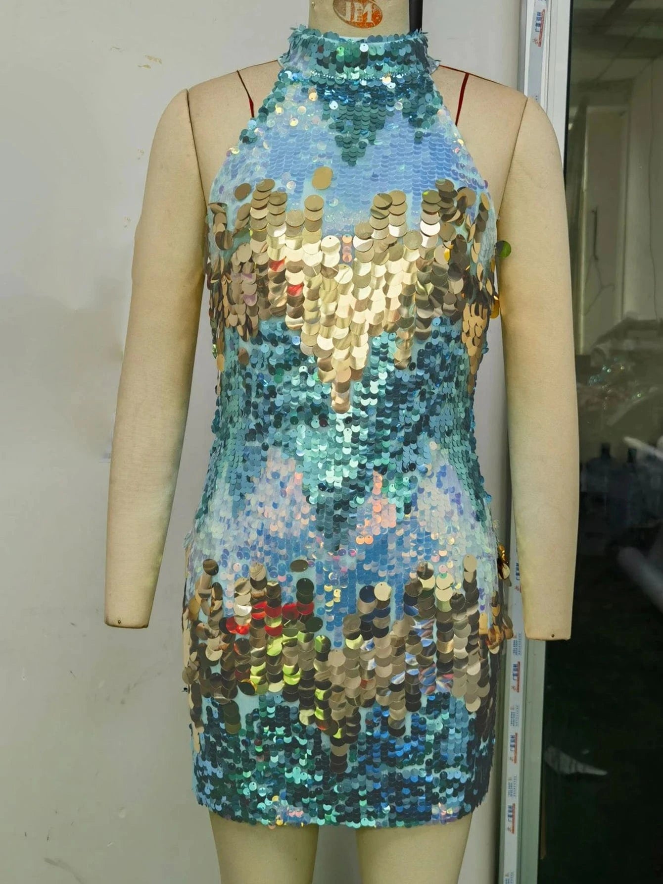 Sexy vintage sequin summer dress women elegant short evening party dresses 2025 woman bodycon mini club birthday dress vestidos