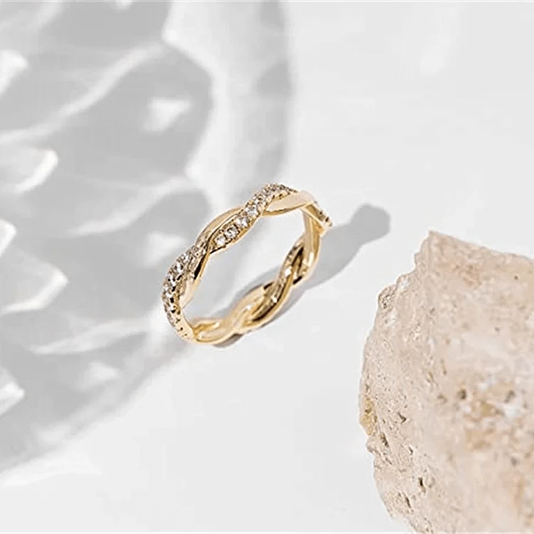 SGARIT Fine Gold Band Jewelry Manufacturer Custom Jewelry 14K 18K Gold Ring Vvs Moissanite Diamond Wedding Engagement Ring Women