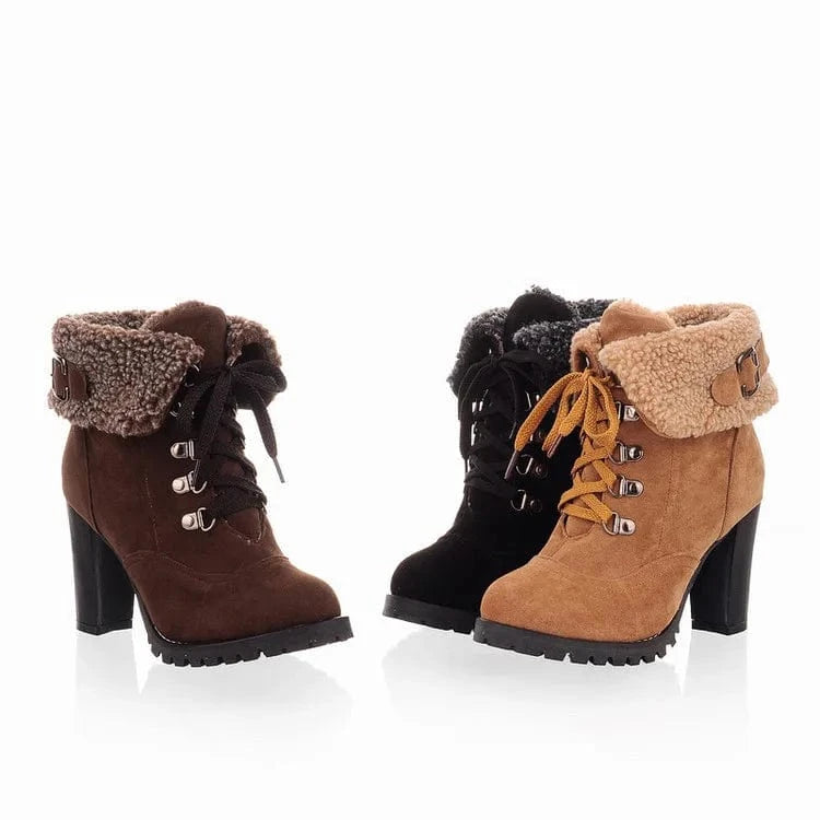 sh10332a 2024 Autumn shoes women ankle boots big size high heel rubber boots