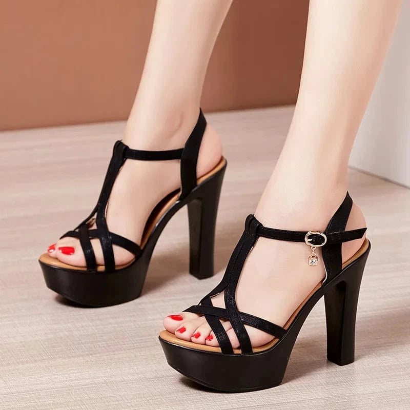 sh10517a Luxury women shoes sandals platform high heel sandals with different heel at 8cm 10cm 13cm