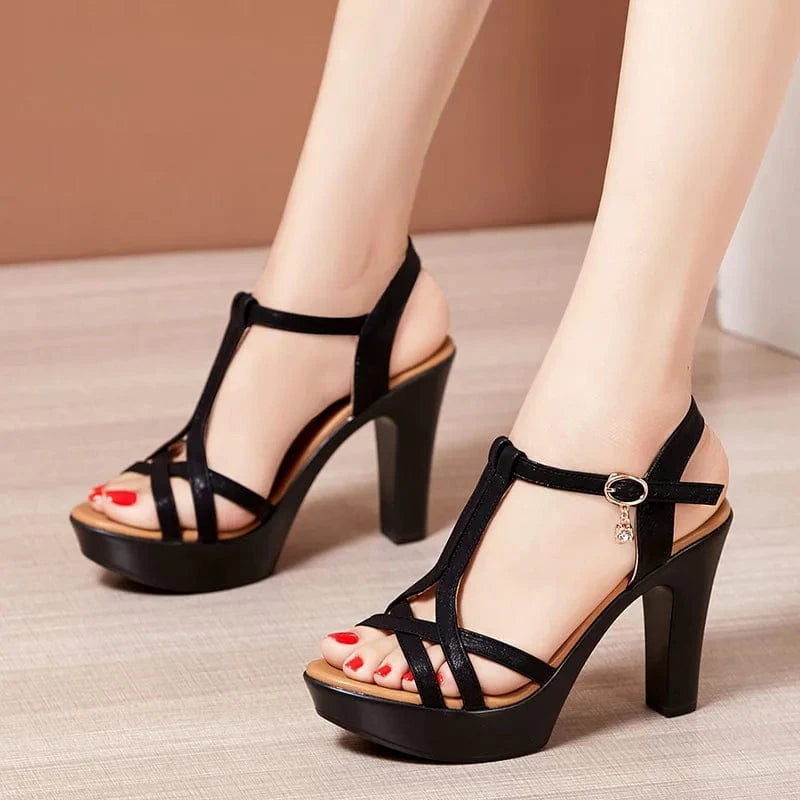 sh10517a Luxury women shoes sandals platform high heel sandals with different heel at 8cm 10cm 13cm