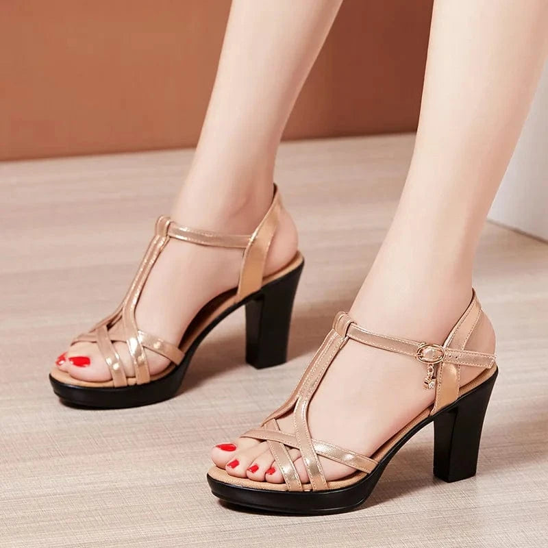 sh10517a Luxury women shoes sandals platform high heel sandals with different heel at 8cm 10cm 13cm