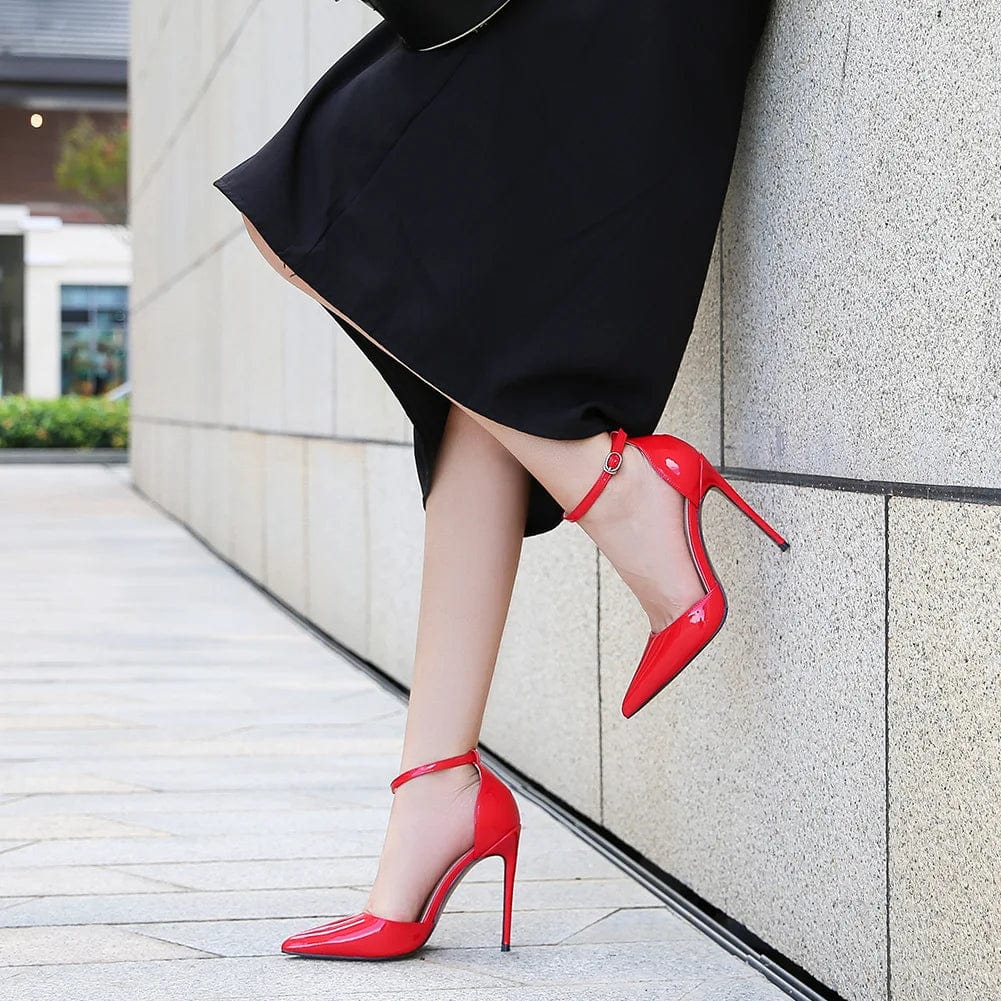 sh11064a Sexy 12cm Pretty Girl High Heel Shoes Metal Stiletto High Heels Plus Size 35 - 46