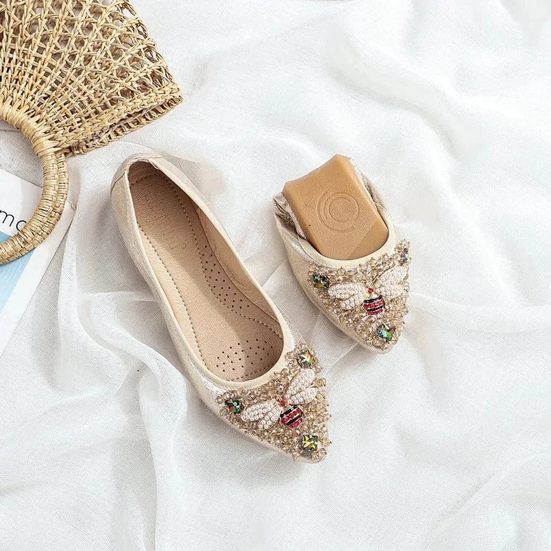 sh12131a 2024 wholesale new big size women dress shoes ladies doll shoes