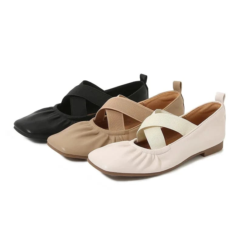 sh12241a Size 41 42 43 foldable ballet flat shoes wholesale 2024 spring doll shoes for women flat