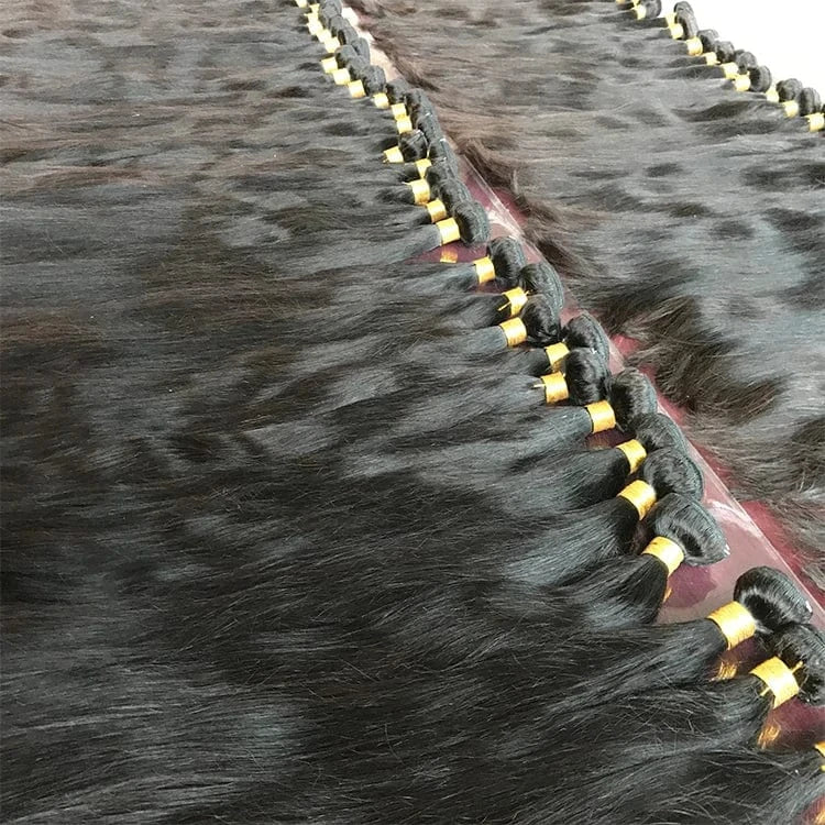 Shipping today! 100% Brazilian Remy Cuticle Aligned Hair, Bone Straight Double Weft Human Hair Bundles Extension