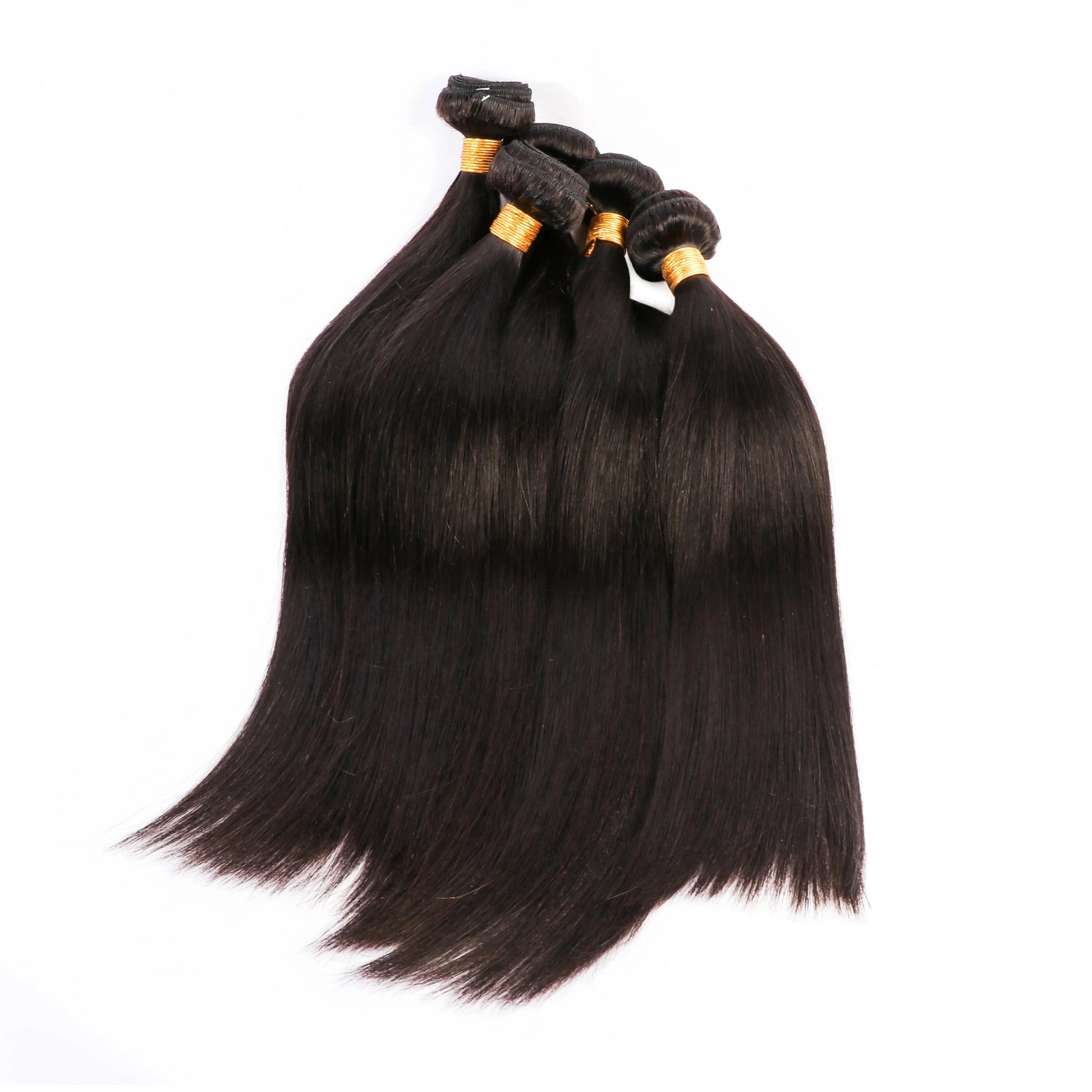 Shipping today! 100% Brazilian Remy Cuticle Aligned Hair, Bone Straight Double Weft Human Hair Bundles Extension