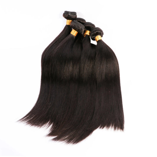 Shipping today! 100% Brazilian Remy Cuticle Aligned Hair, Bone Straight Double Weft Human Hair Bundles Extension