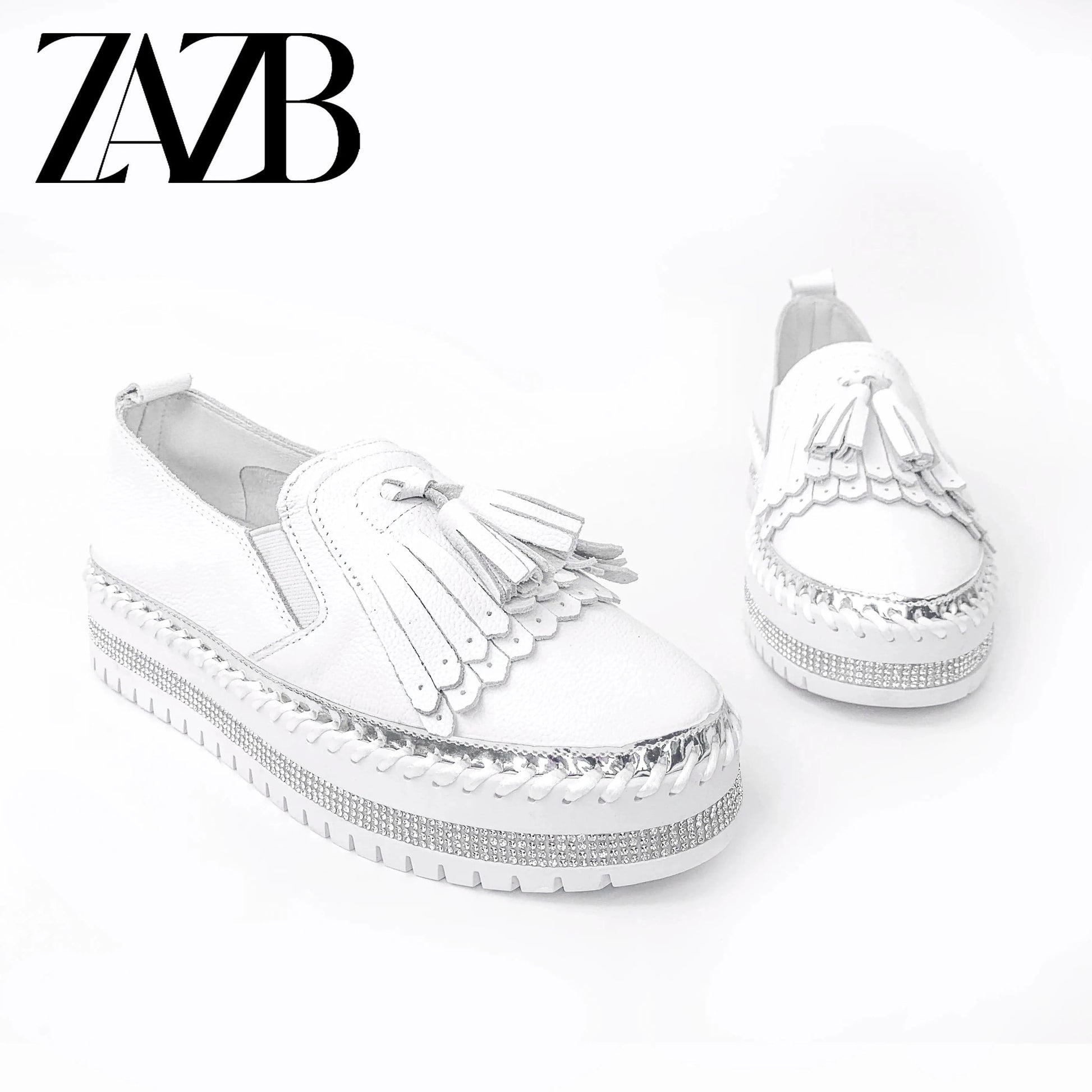 Shoes for women new styles office weave casual Step on the heel loafers tassels simple Half drag women's flats mules