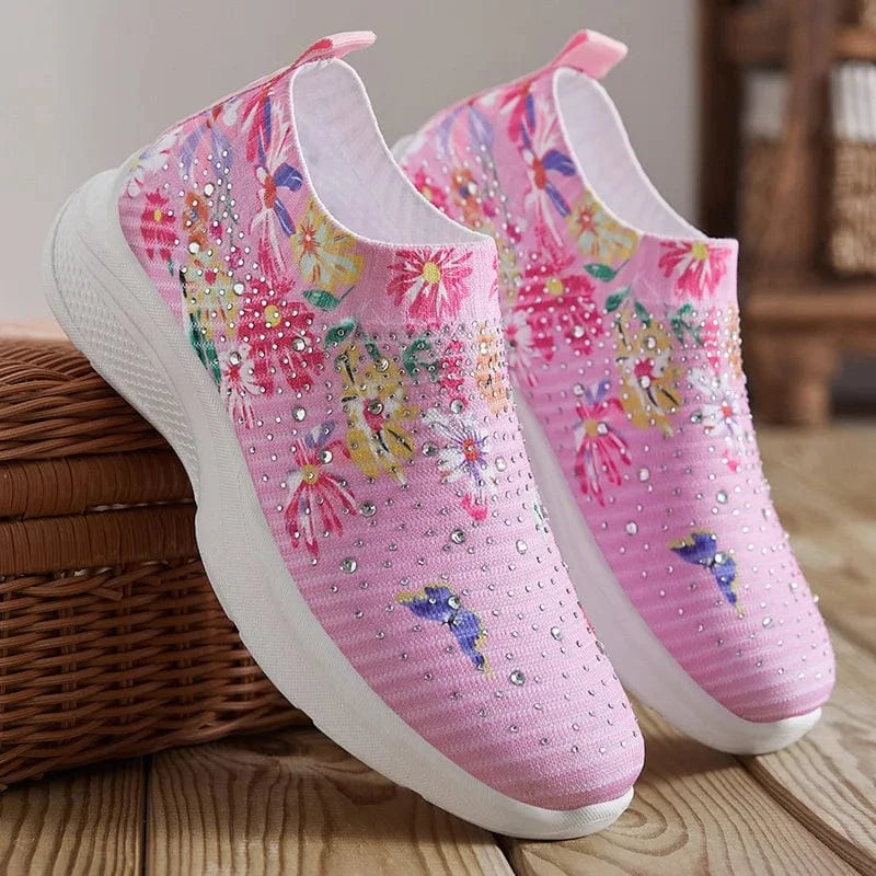 Shoes women 2025 new fashion fashion match color breathable single shoes women's shoes casual running shoes