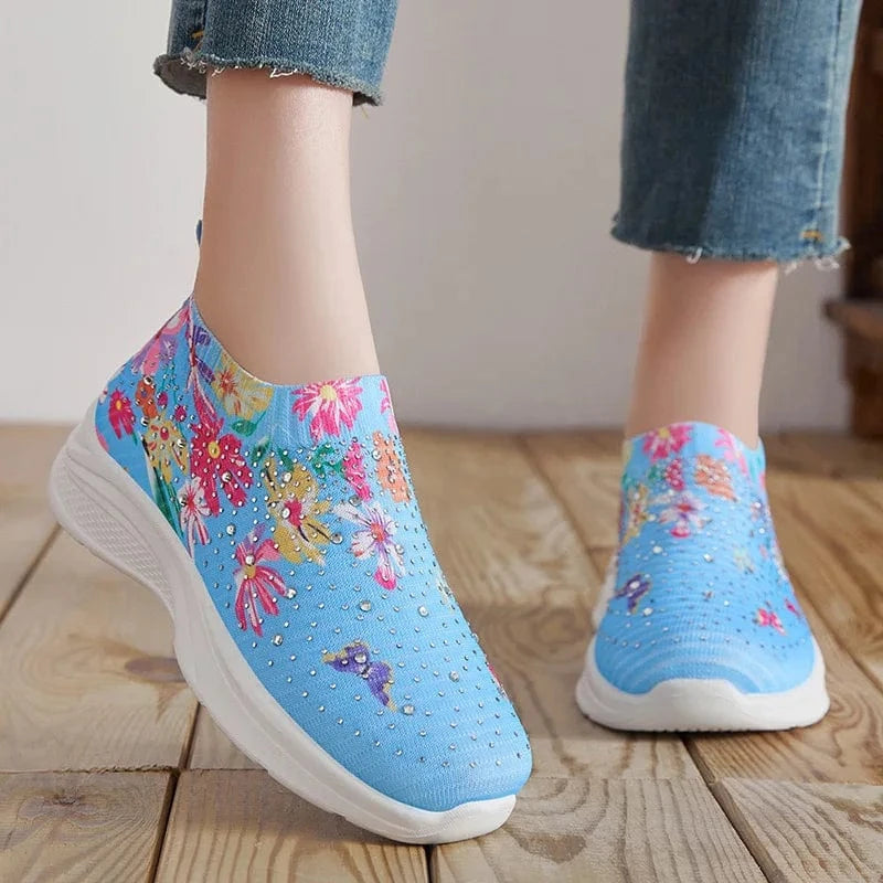 Shoes women 2025 new fashion fashion match color breathable single shoes women's shoes casual running shoes