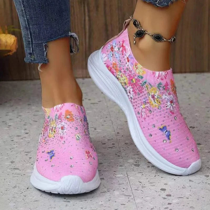 Shoes women 2025 new fashion fashion match color breathable single shoes women's shoes casual running shoes