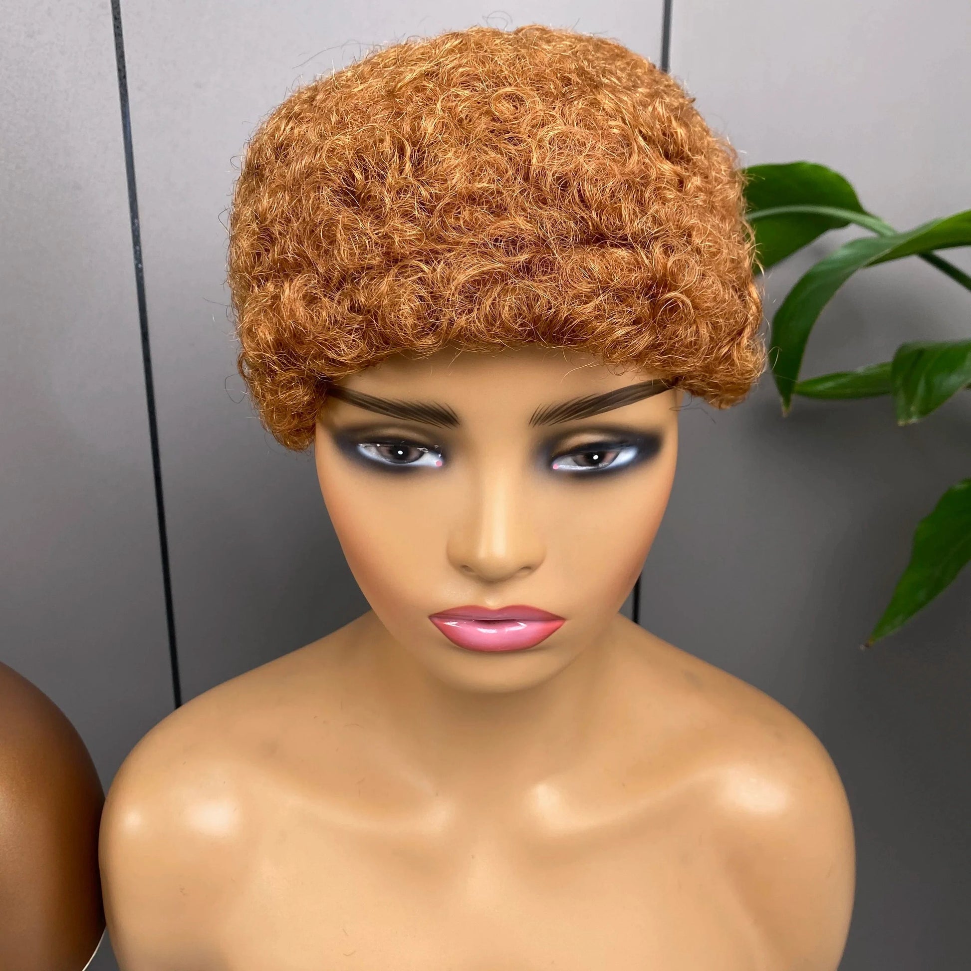 Short Curly Hair Wigs Pixie Cut Brazilian Human Hair For Black Women Afro Kinky Curly Fluffy Hair Wigs