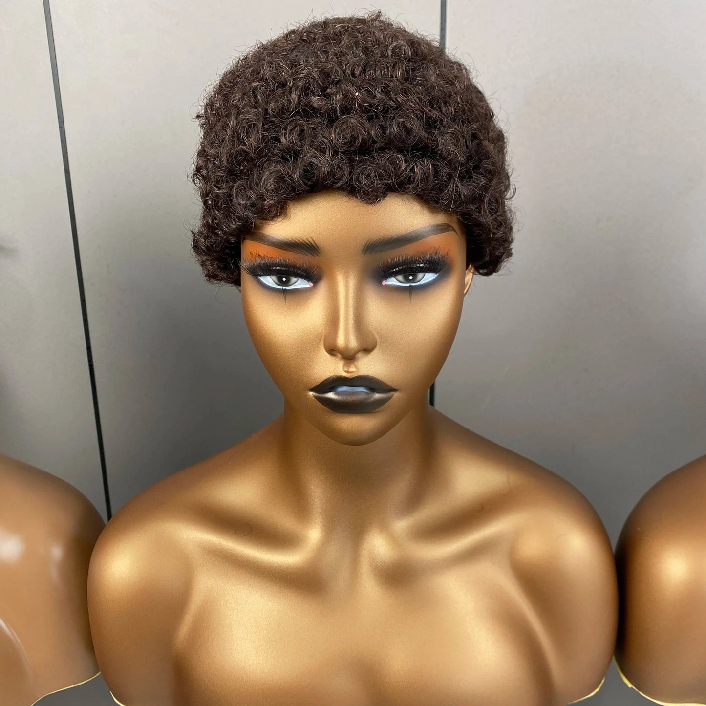 Short Curly Hair Wigs Pixie Cut Brazilian Human Hair For Black Women Afro Kinky Curly Fluffy Hair Wigs