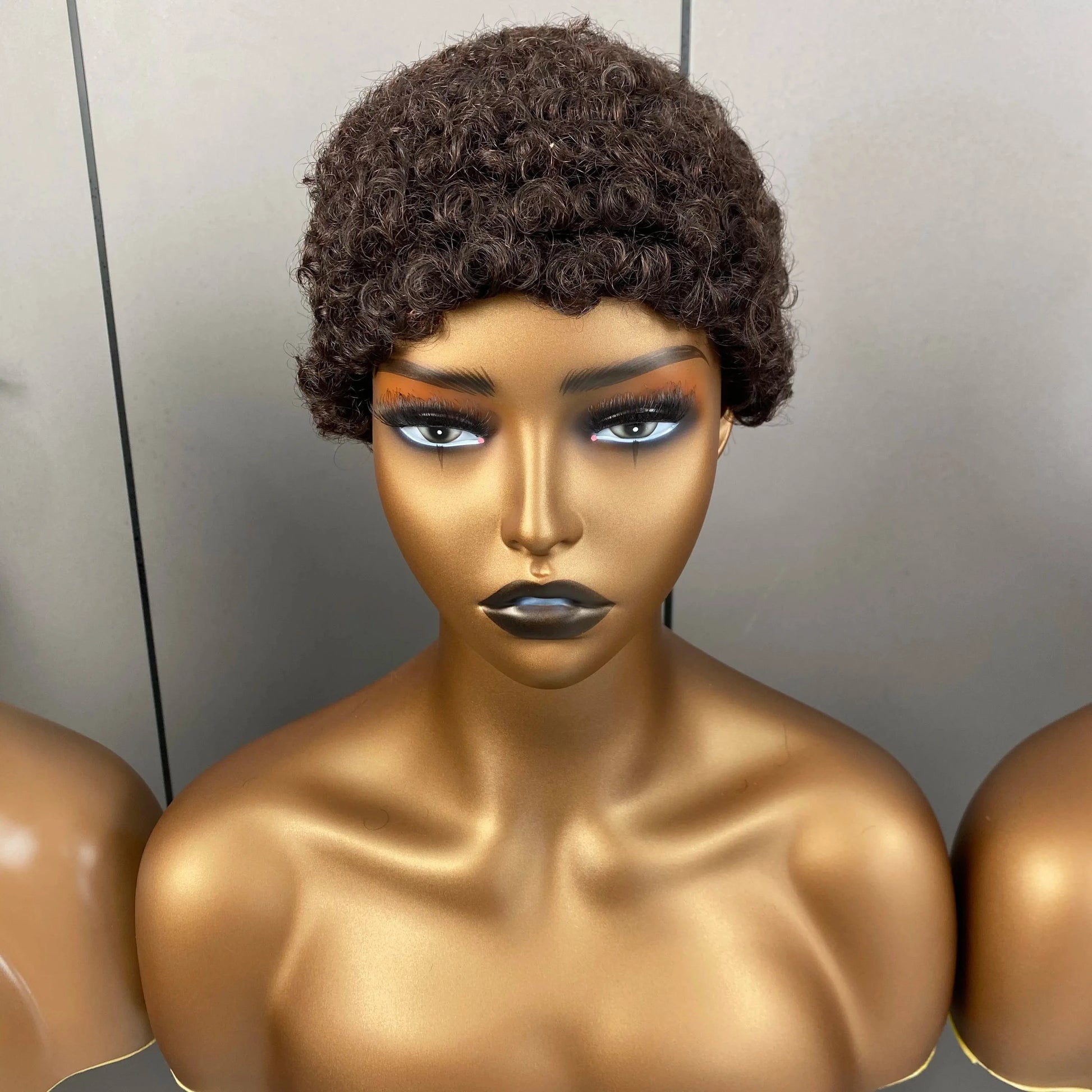 Short Curly Hair Wigs Pixie Cut Brazilian Human Hair For Black Women Afro Kinky Curly Fluffy Hair Wigs