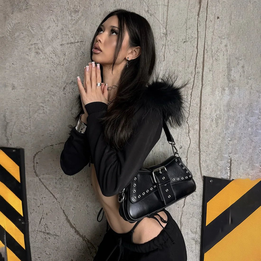 Short Jacket Slim Fit With Rough Edge Detailing Street Style - SN Wigs & More