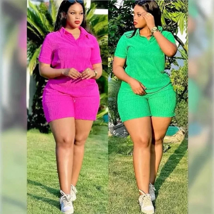 Short Set Women Two Piece Sets Matching Sets Short Sleeve Print Letter Tops Long Pants High Waist Y2k Streetwear Casual Loose