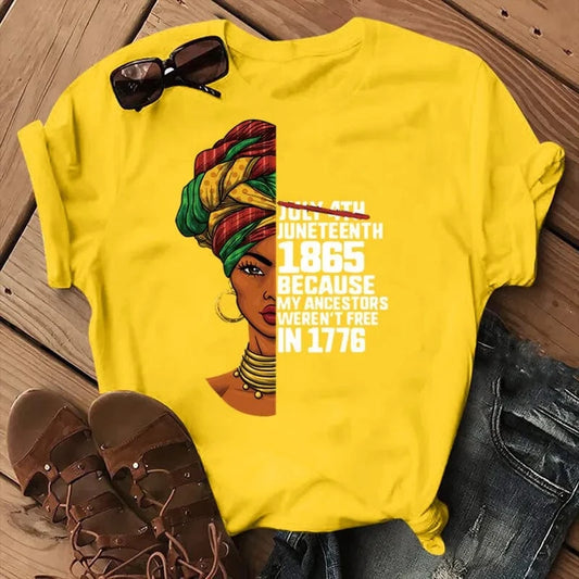 Short Sleeve Juneteenth Graphic T-Shirt