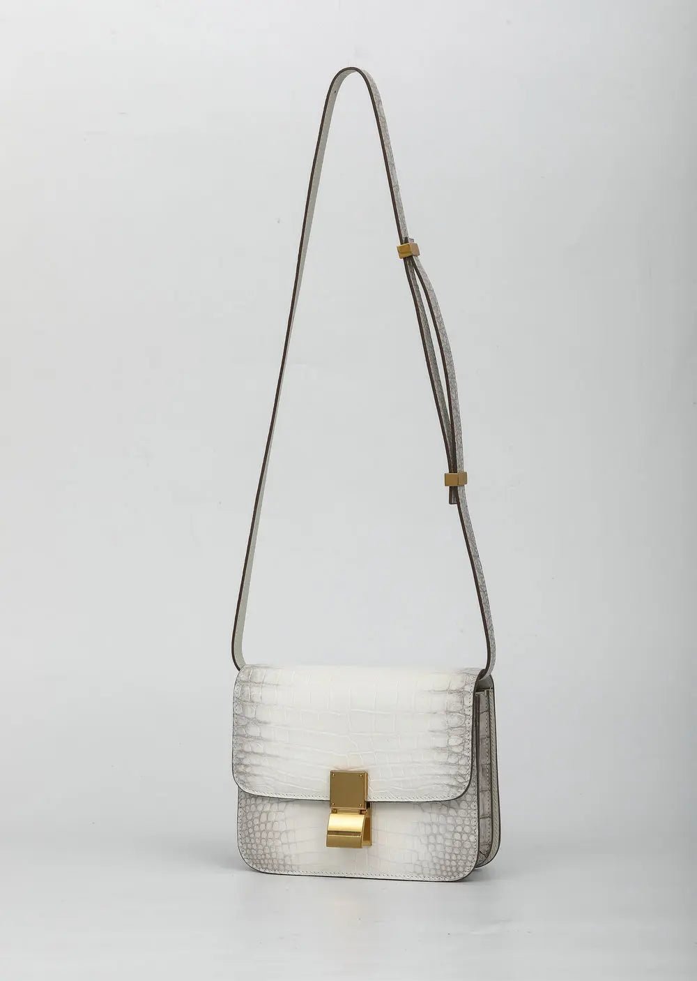 Shoulder Bag + Genuine Crocodile Leather + Structured Luxury Everyday Elegance For Modern Women - SN Wigs & More
