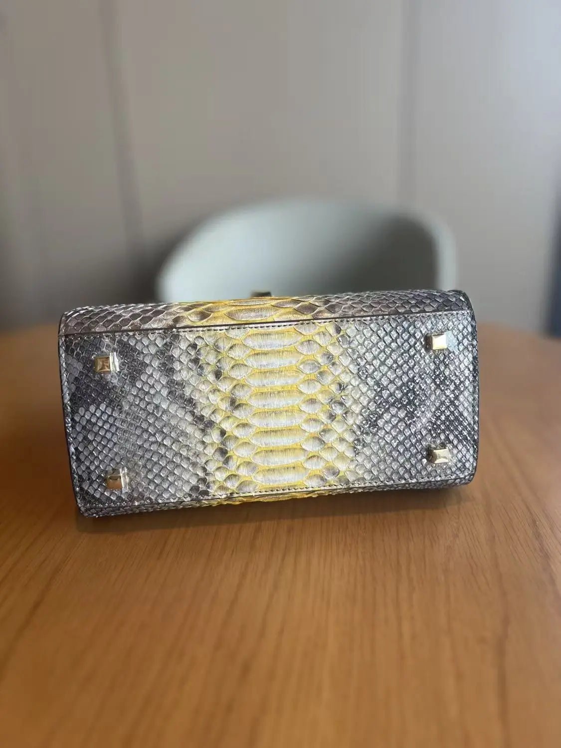Shoulder Bag Genuine Snake Leather Elegant Casual Luxury Chic - SN Wigs & More