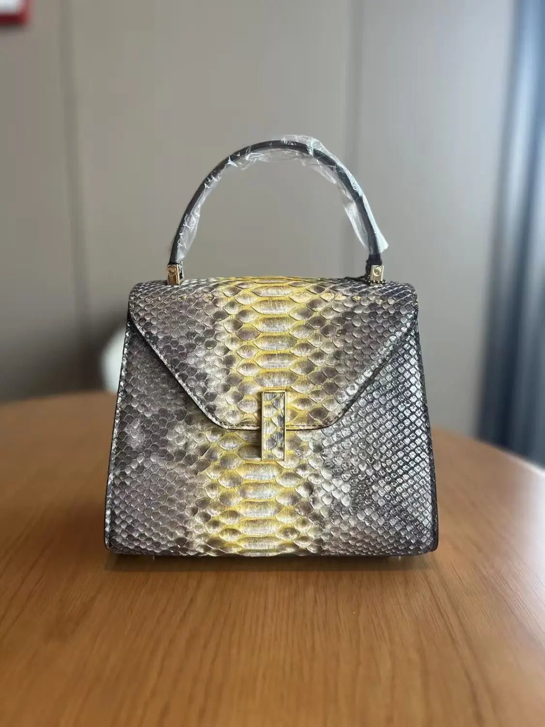 Shoulder Bag Genuine Snake Leather Elegant Casual Luxury Chic - SN Wigs & More